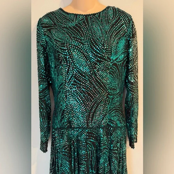 chinese dress ladies Nite Line Green Dress main image 1
